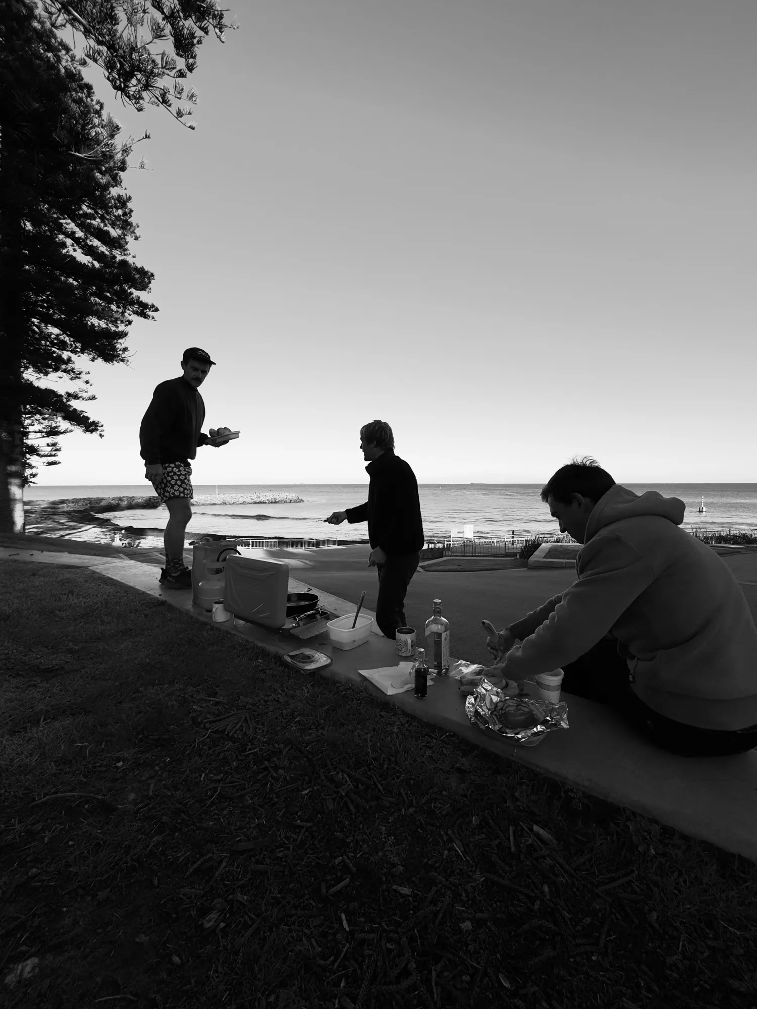 Post-run breakfast at il Lido